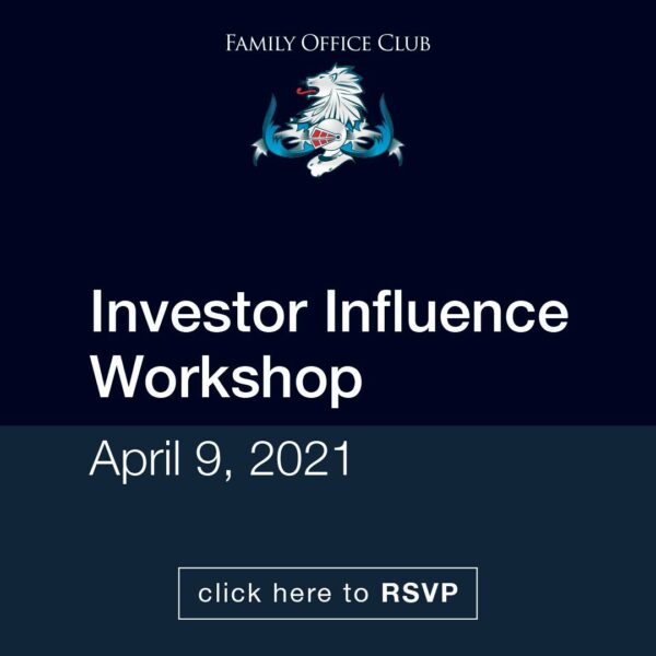 Investor Influence Workshop 4-9-2021