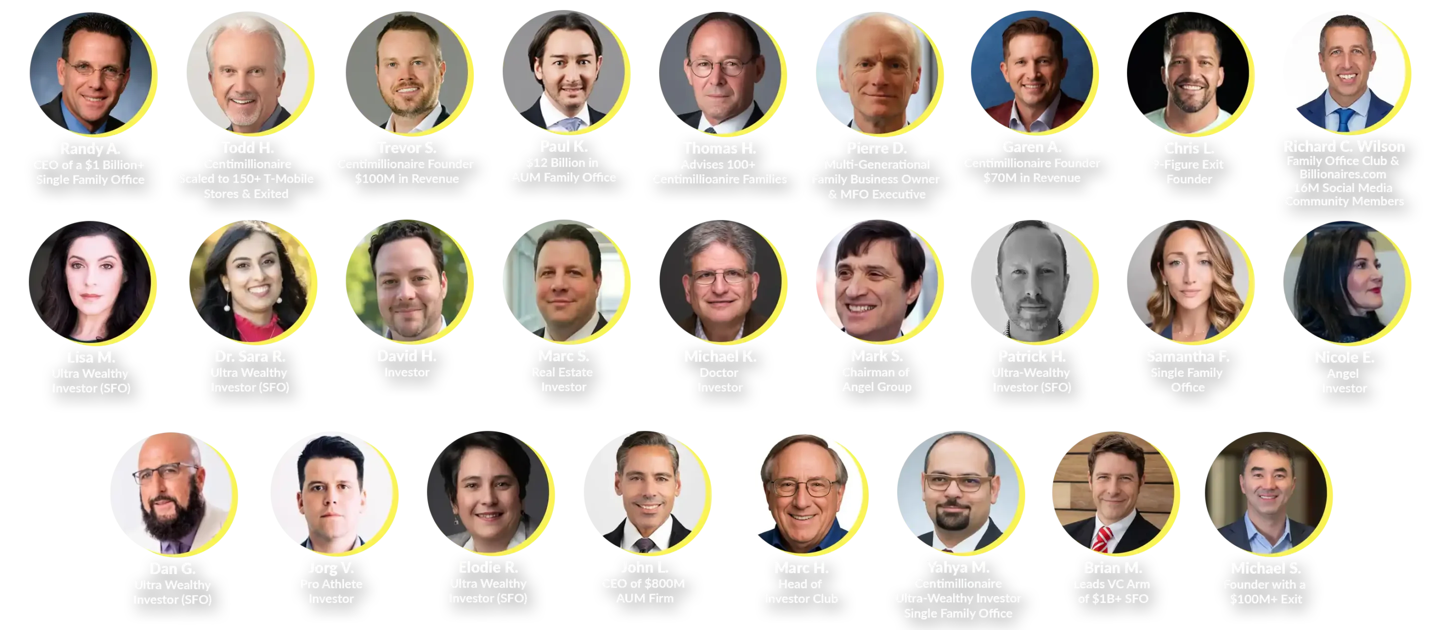 Single Family Office Summit Speakers
